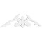 Ekena Millwork Pitch Milton Architectural Grade PVC Gable Pediment, 72"W x 18"H x 1"P (6/12) GPP072X018X100MIL - alternate 1